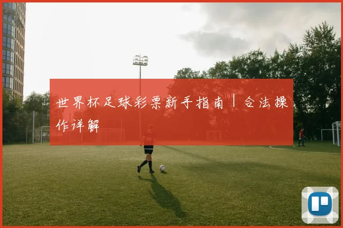 世界杯足球彩票新手指南｜合法操作详解